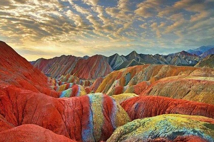 Zhangye Rainbow Mountain